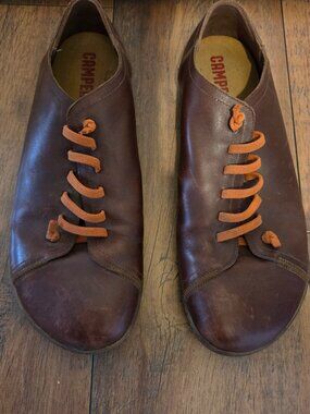 Men's Camper Peu Contact Earth Brown Casual Shoe - Size 12 US/46 EU